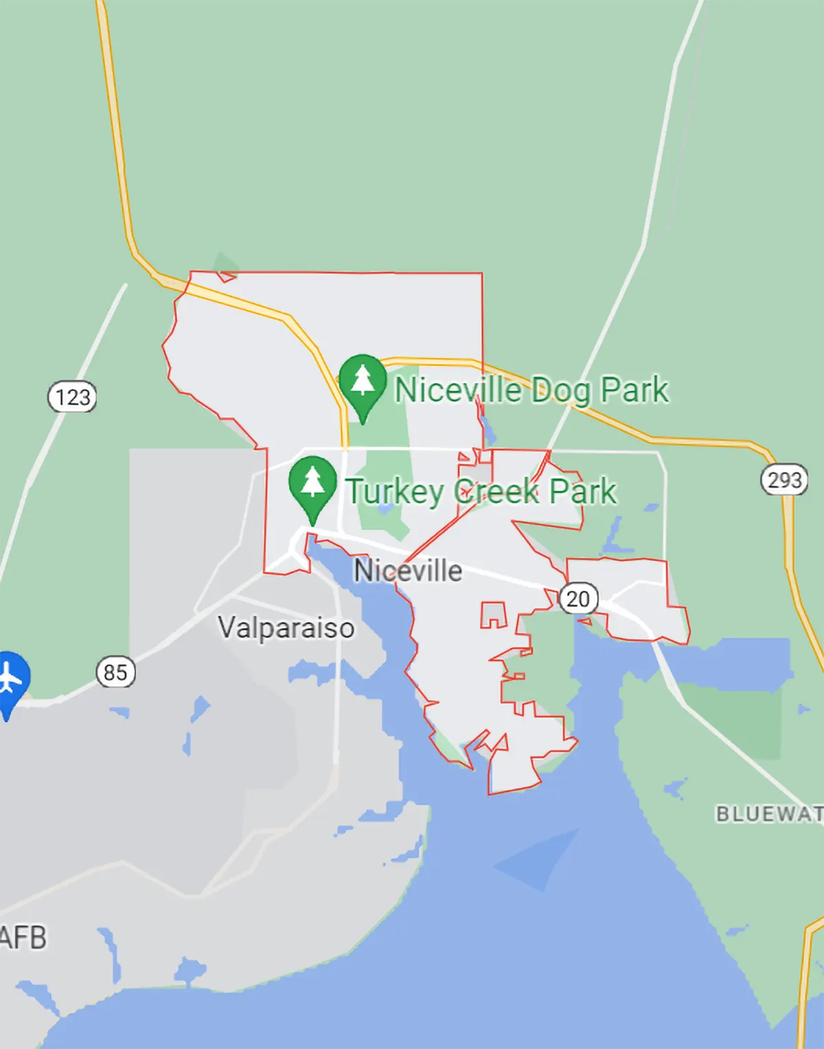 City District on Map City Skyview | Air Conditioning Repair in Niceville | Emerald Coast Air Conditioning and Heating | AirConditioningRepairPensacola.com