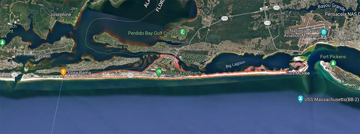 City District on a Map | Furnace Repair in Perdido Key| Emerald Coast Air Conditioning and Heating | AirConditioningRepairPensacola.com