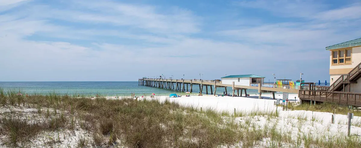 Boardwalk Pier on a Beach| Furnace Repair in Okaloosa County, FL | Emerald Coast Air Conditioning and Heating | AirConditioningRepairPensacola.com